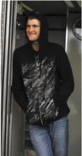 HOODY F-10 BLK ANS '09 2XL