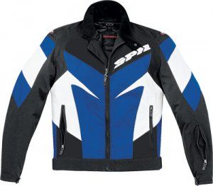 SPIDI TRACKSTER TEX JACKET BLACK/BLUE 3X