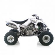 LeoVince X3 ATV ATV SPORT FULL-TITANIUM FULL-SYSTEM (CARBON END CAP): 2006-2008 YAMAHA YFM 700 R RAPTOR