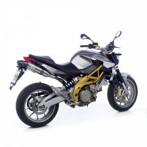 LeoVince SBK Factory SBK FACTORY EVOII CARBON w/ CARBON END CAP: 2007-2009 APRILIA SL 750 SHIVER