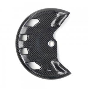 LeoVince X3 CARBON FIBER  FRONT DISK GUARD: 2006-2010 YAMAHA WR 450 F