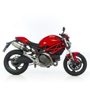 LeoVince SBK Oval SBK OVAL EVOII CARBON w/ CONICAL END CAP: 2008-2009 DUCATI MONSTER 696