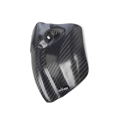 LeoVince X3 CARBON FIBER RIGHT ENGINE CASE GUARD: 2006-2009 YAMAHA YZ 250 F