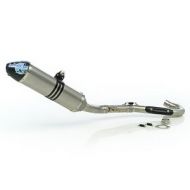 LeoVince X3 MX X3 MOTOCROSS/SM FULL SYSTEM TITANIUM W/ CARBON END CAP: 2007-2009 HONDA CRF 150 R2