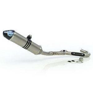 LeoVince X3 MX X3 MOTOCROSS/SM FULL SYSTEM TITANIUM W/ CARBON END CAP: 2007-2009 HONDA CRF 150 R2