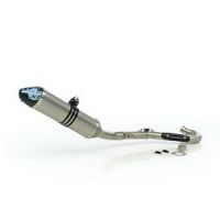 LeoVince X3 MX X3 MOTOCROSS/SM FULL SYSTEM TITANIUM W/ CARBON END CAP: 2008-2008 HONDA CRF 450 R