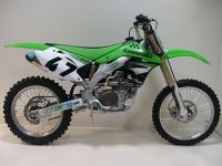 LeoVince X3 MX X3 MOTOCROSS/SM FULL SYSTEM TITANIUM W/ CARBON END CAP: 2006-2008 KAWASAKI KX 450 F