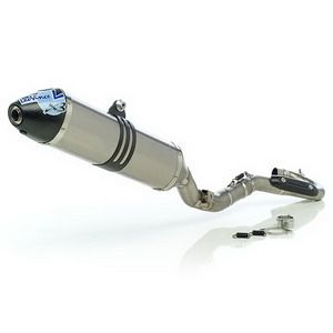 LeoVince X3 Enduro X3 ENDURO SPORT FULL SYSTEM TITANIUM W/ CARBON END CAP: 2008-2009 KTM 250 EXC-F