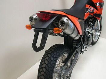 LeoVince X3 SUPERMOTO X3 ENDURO ALUMINUM: 2005-2006 KTM LC4 625 SMC