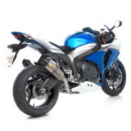 LeoVince SBK Corsa FACTORY CORSA FULL-TIT. FULL-SYSTEM WITH CARBON END CAP: 2009-2010 SUZUKI GSX-R 1000