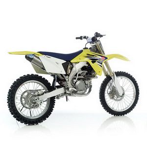 LeoVince X3 MX X3 MOTOCROSS/SM FULL SYSTEM TITANIUM W/ CARBON END CAP: 2007-2007 SUZUKI RM-Z 450