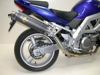 LeoVince SBK Oval SBK OVAL EVOII CARBON  HIGH MOUNT: 2004-2008 SUZUKI SV 650 S